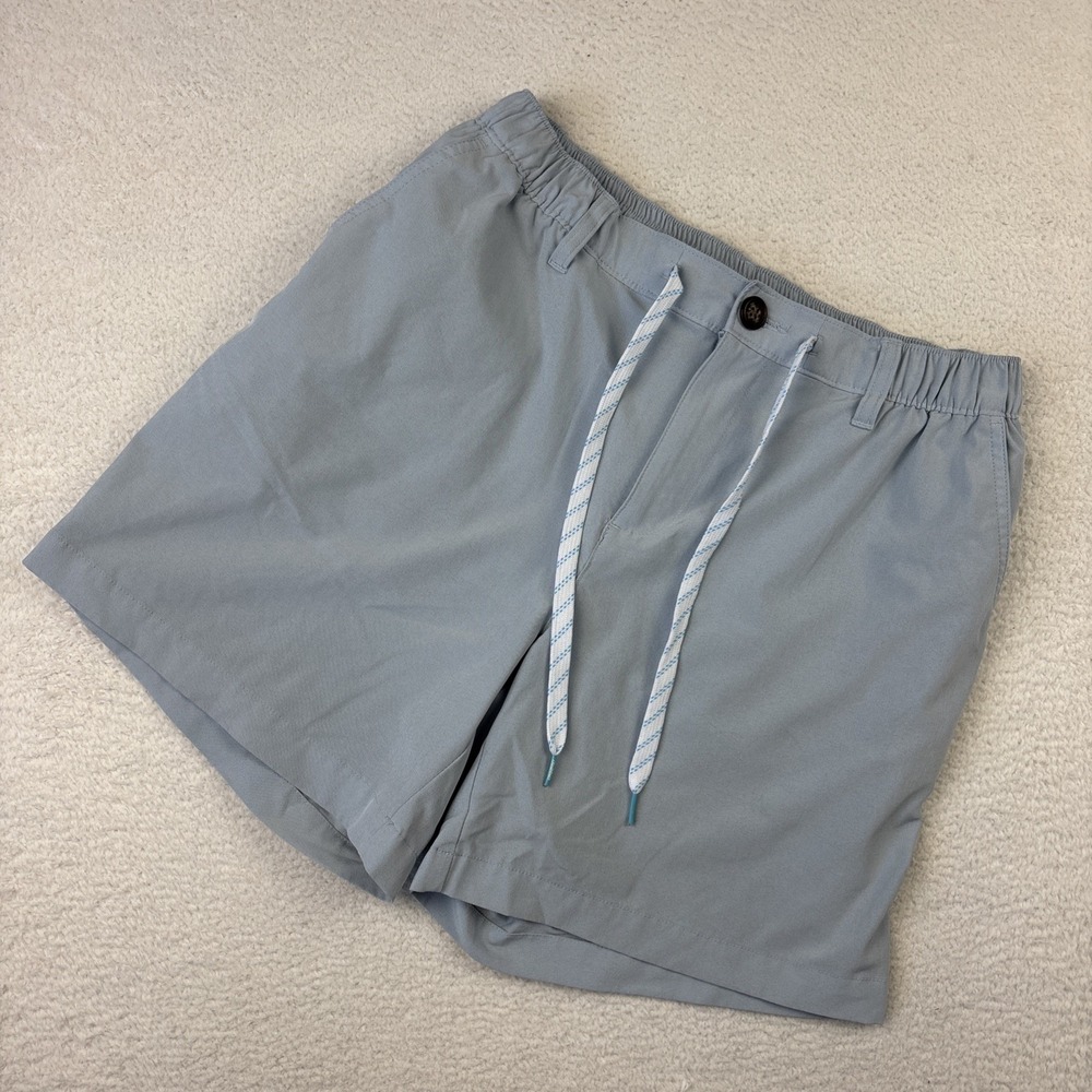 CHUBBIES 'Everywear Performance Shorts' Mens Large Blue Gray 6" Stretch Elastic